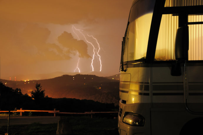 RVing in the Rain: Tips for Driving Your RV When a Storm Hits