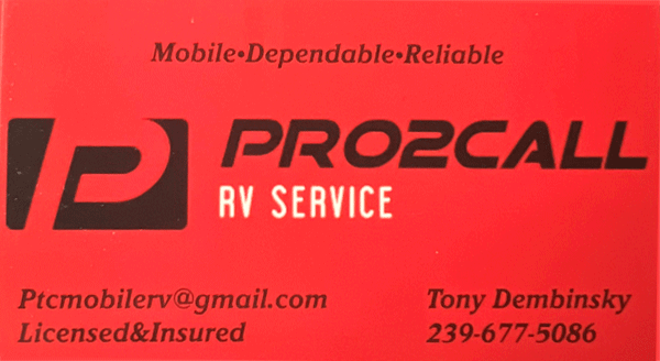 Pro 2 Call RV Service